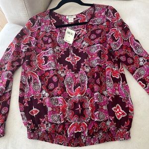 Lucky Brand bohemian top
